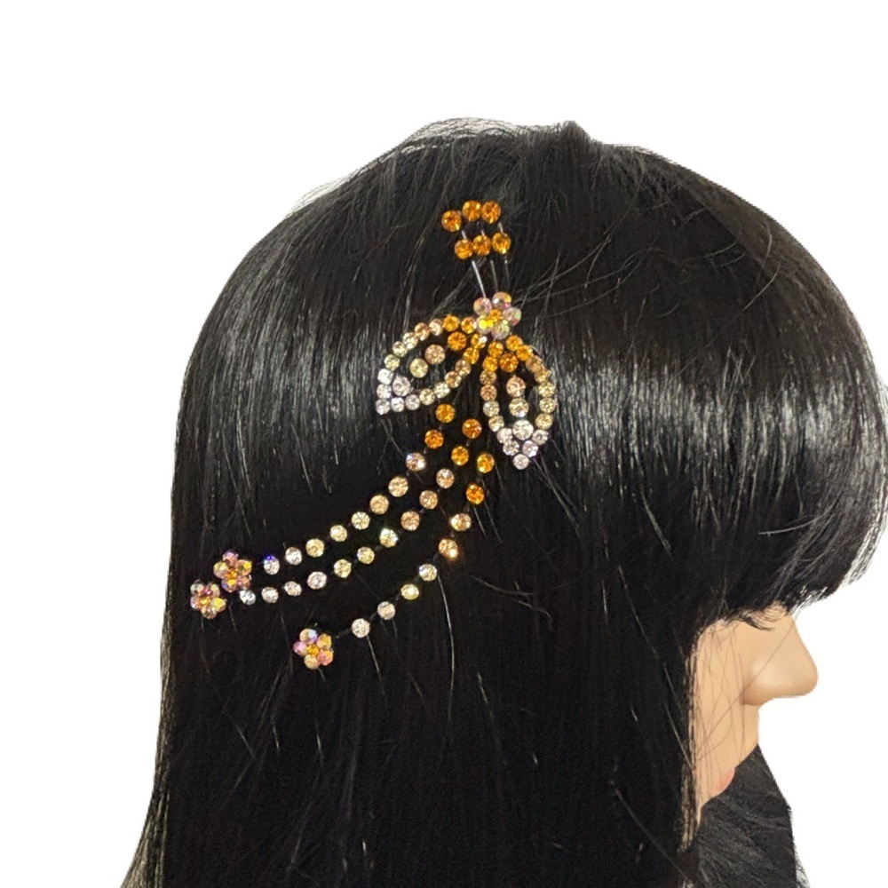 Rhinestone hair comb